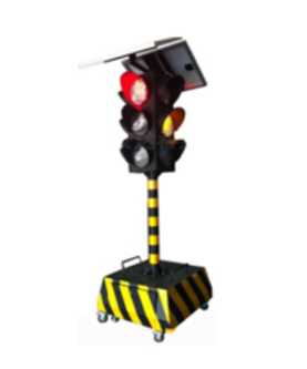 玛纳斯太阳能移动信号灯