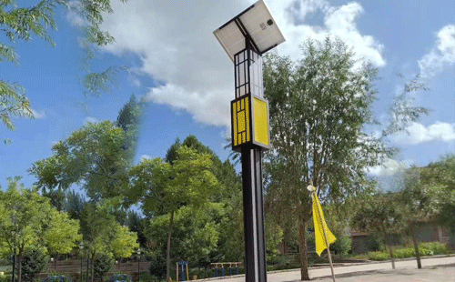 玛纳斯智慧路灯安装